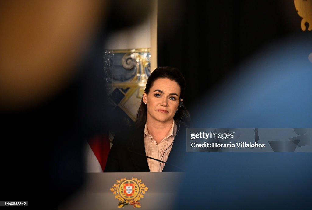 Portugal Hosts State Visit Of The President Of Hungary Katalin Novak