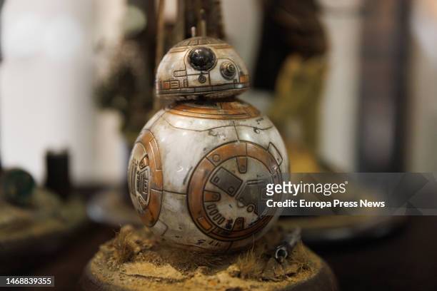 Android at the opening of the largest exhibition of the Star Wars Universe, at the Centro de Artes Tomas y Valiente de Fuenlabrada, on 23 February,...