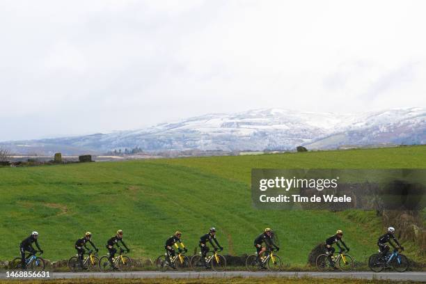 Lars Boven of The Netherlands, Attila Valter of Hungary, Steven Kruijswijk of The Netherlands, Rohan Dennis of Australia, Johannes Staune-Mittet of...