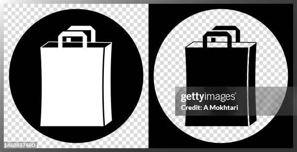 warenkorb-symbol. - reusable shopping bag drawing stock-grafiken, -clipart, -cartoons und -symbole