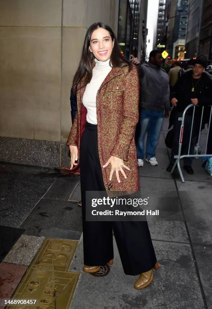 Ella Bleu Travolta is seen at the "Today" show on February 23, 2023 in New York City.