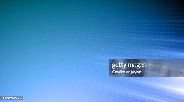illustrazioni stock, clip art, cartoni animati e icone di tendenza di sfocatura veloce blu sfondo delle linee della griglia a mezzo tono - effetto luminoso