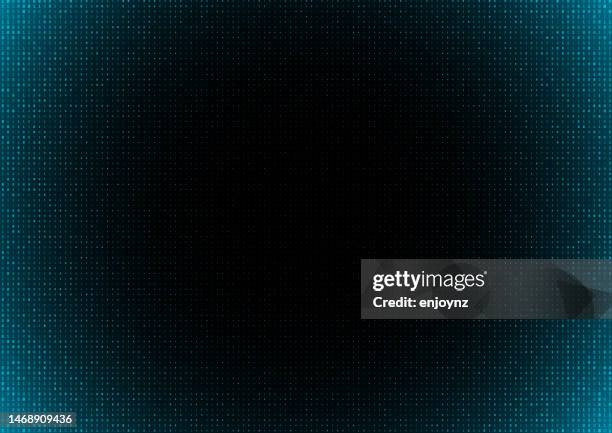 illustrations, cliparts, dessins animés et icônes de conception vectorielle abstraite de données binaires bleu bleu - vignetage