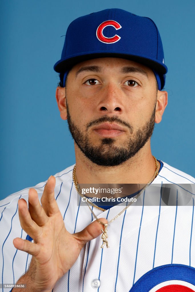 Edwin Luis Rios Edwin Rios of the Chicago Cubs poses for a portrait during photo day ...