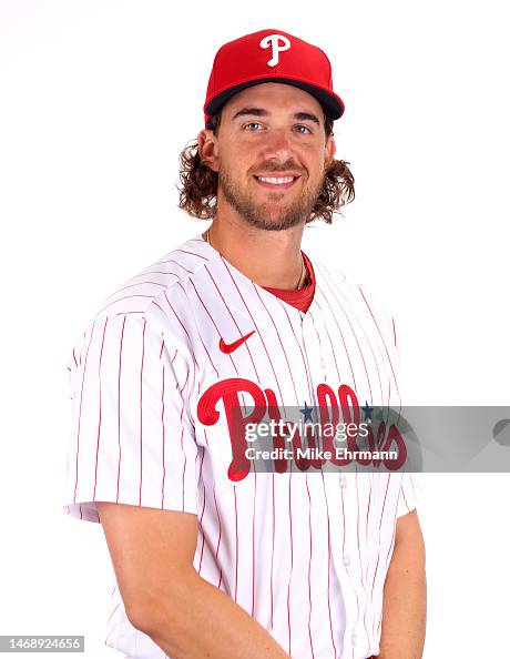 Aaron Nola of the Philadelphia Phillies poses for a portrait during ...