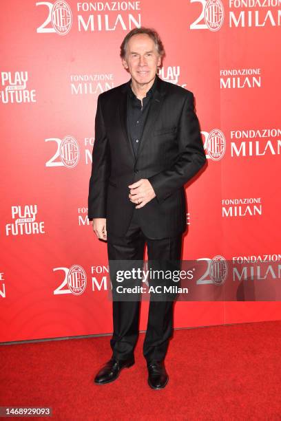 Franco Baresi attends the 20 AC Milan Foundation Gala on February 23, 2023 in Milan, Italy.