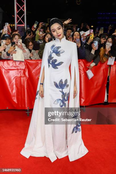Fan Bingbing attends the "Green Night" premiere during the 73rd Berlinale International Film Festival Berlin at Zoo Palast on February 23, 2023 in...