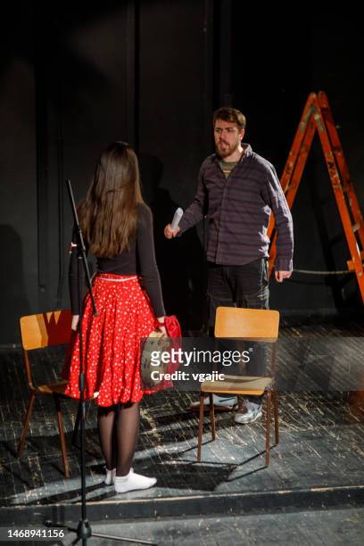 improv in the drama class - improv stock pictures, royalty-free photos & images