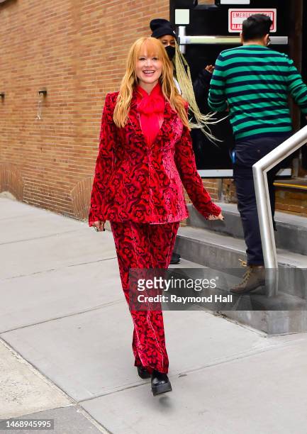 Singer Jewel is seen outside “Tamron Hall Show" on February 23, 2023 in New York City.