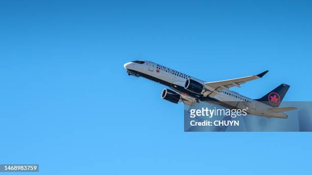 air canada and beyond - airbus stock symbol stock pictures, royalty-free photos & images