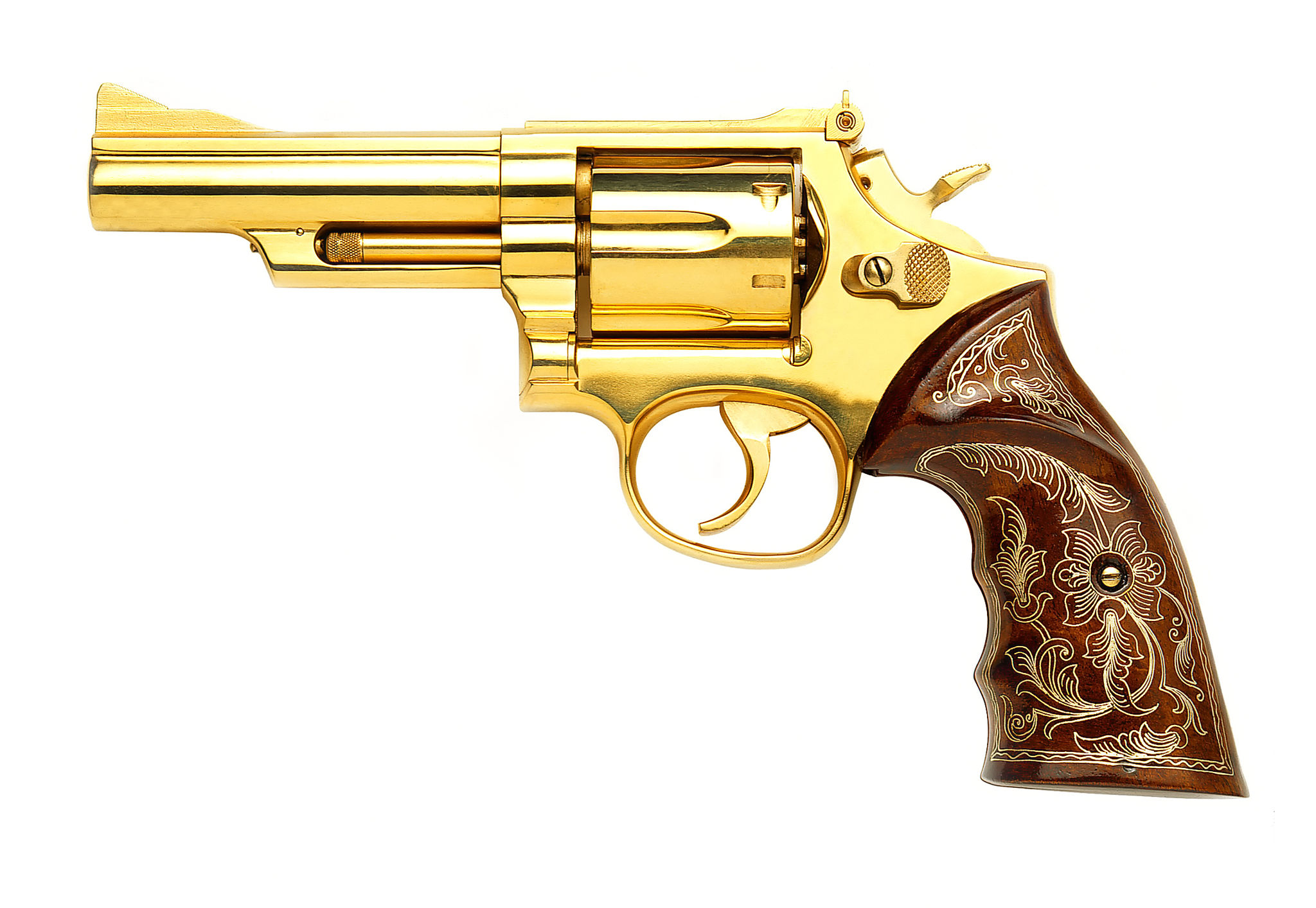 engraved gun