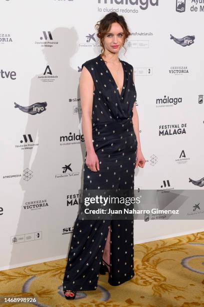 Clara Ponsot attends the Malaga Film Festival 2023 Presentation at Teatro Real on February 23, 2023 in Madrid, Spain.