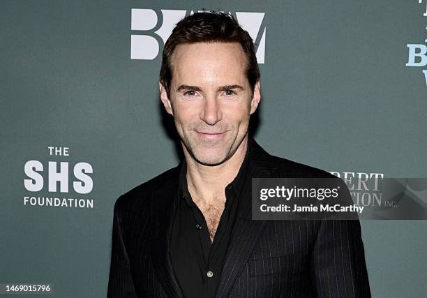 Alessandro Nivola attends "The Sign In Sidney Brustein's Window" Opening Night at BAM Harvey Theater on February 23, 2023 in New York City.