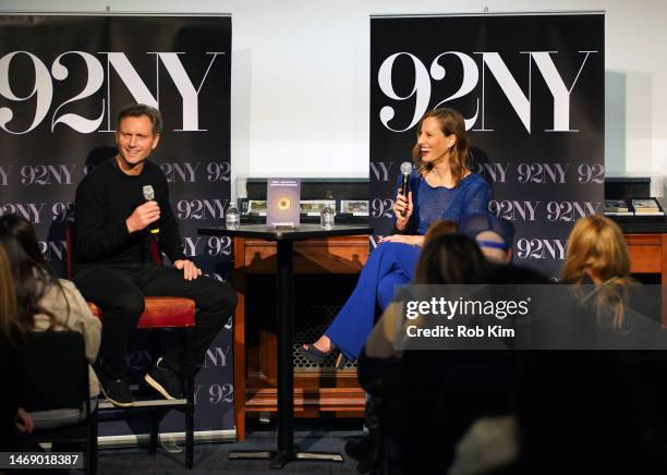 Tony Goldwyn and Liz Goldwyn attend Liz Goldwyn In Conversation With Tony Goldwyn at 92NY on February 23, 2023 in New York City.