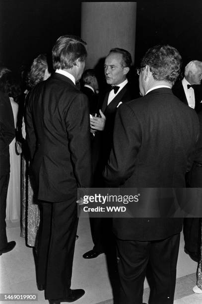 Jean Sauvagnargues attends a party at the National Gallery of Art in Washington, D.C., on September 27, 1974.
