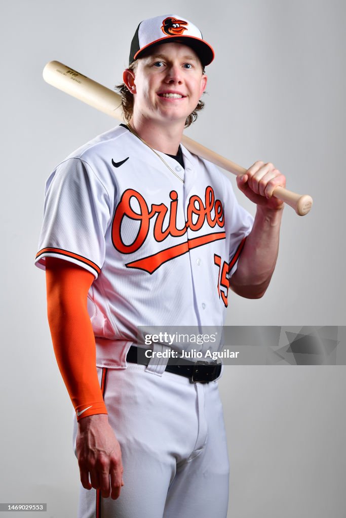 Kjerstad Heston Kjerstad of the Baltimore Orioles poses for a portrait during ...