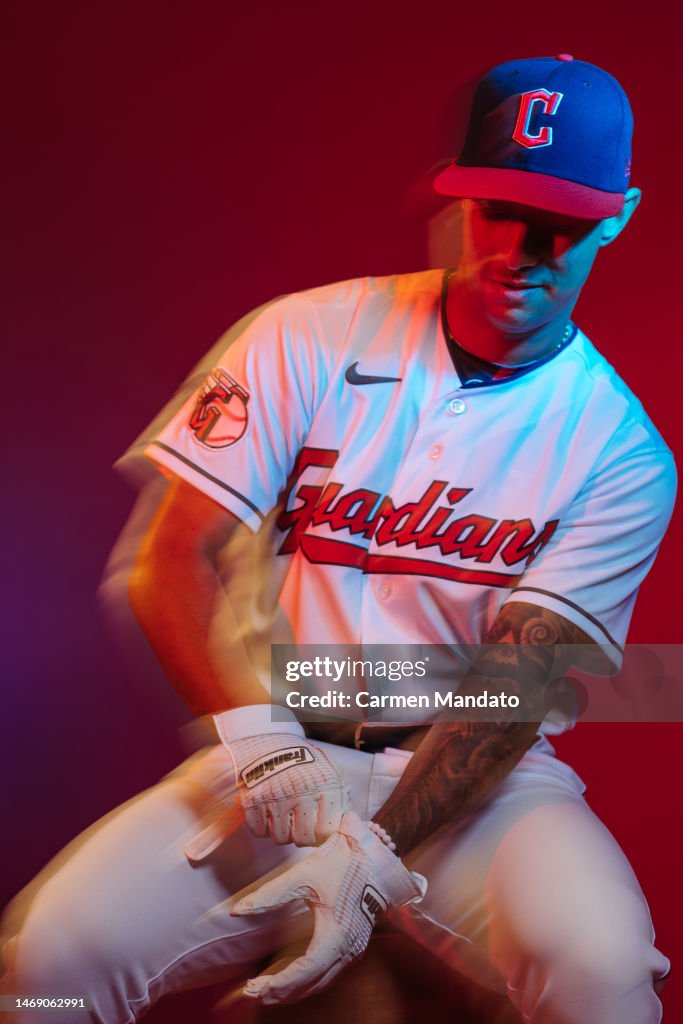 Braya Rocchio Brayan Rocchio of the Cleveland Guardians poses for a photo during ...