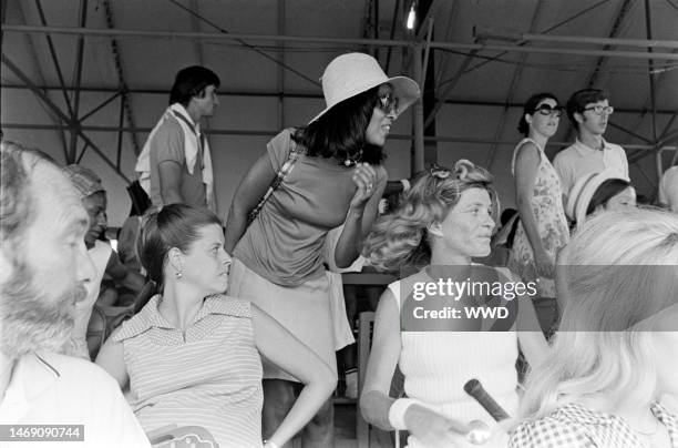 Gail Buckley and Jean Smith attend the Robert F. Kennedy Pro-Celebrity Tennis Tournament, a benefit for the RFK Memorial Foundation, held at Forest...