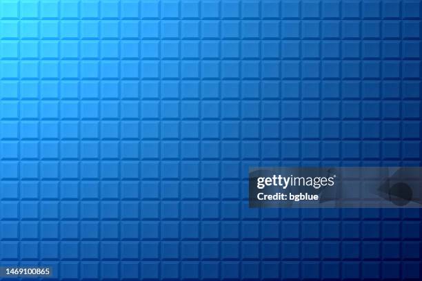 abstract blue background - geometric texture - light brick background stock illustrations