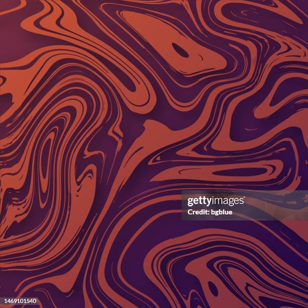 liquid background with red gradient - trendy design - marble effect stock illustrations