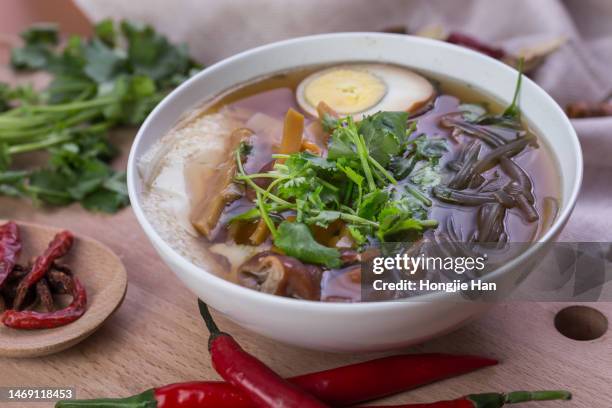 chinese delicacy bean flower vermicelli - 花粉 foto e immagini stock