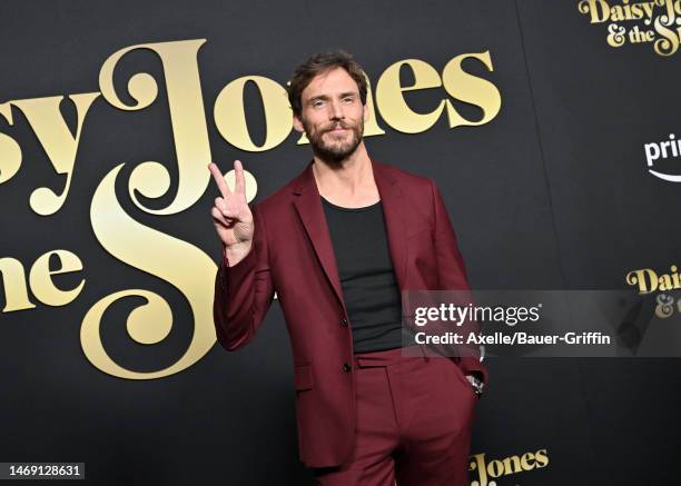 Sam Claflin attends the Los Angeles Premiere of Prime Video's "Daisy Jones & The Six" at TCL Chinese Theatre on February 23, 2023 in Hollywood,...