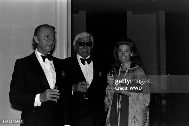 Greg Bautzer and Niki Dantine attend the premiere ofthe movie 'Interval' in Mexico City on the weekend of March 3-4, 1973.