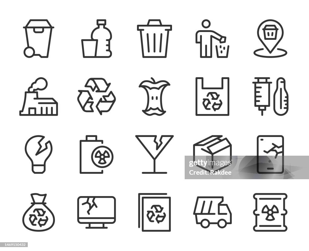 Garbage - Line Icons