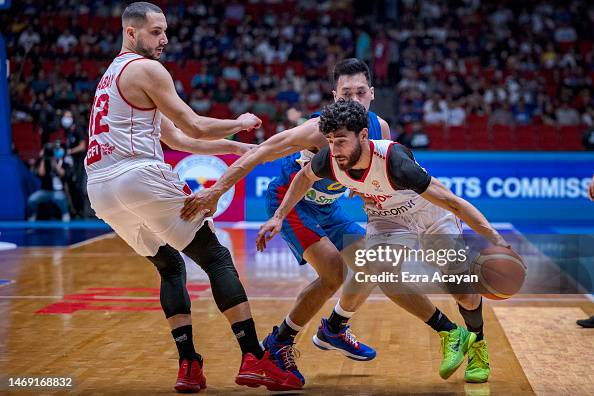 Javaad Khalil Jad Khalil of Team Lebanon drives to the basket during the FIBA... News ...