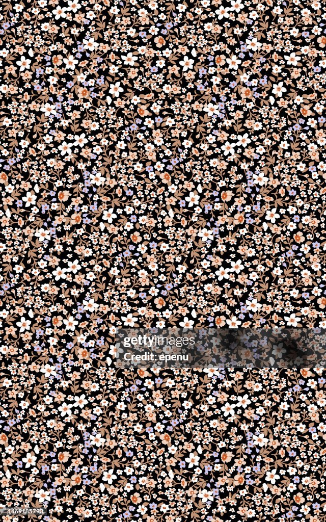 Seamless Pattern. Textile in Country Style. Design for Fabric