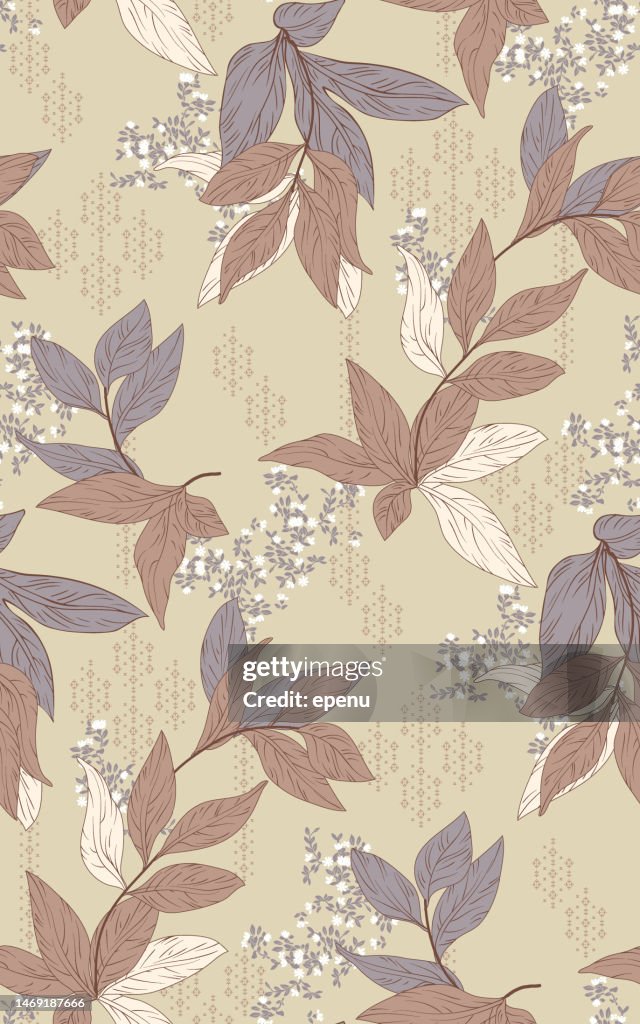 Seamless Pattern. Textile in Country Style. Design for Fabric