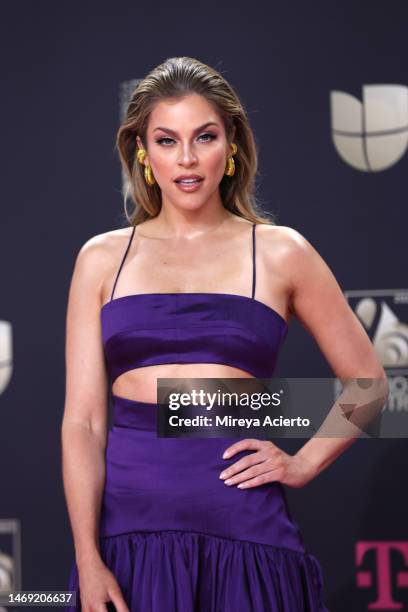 Daniela Di Giacomo attends the 35th Premio Lo Nuestro at Miami-Dade Arena on February 23, 2023 in Miami, Florida.