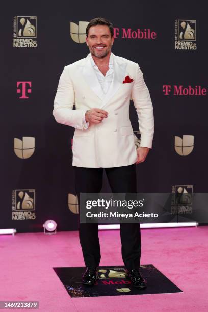 Julián Gil attends the 35th Premio Lo Nuestro at Miami-Dade Arena on February 23, 2023 in Miami, Florida.