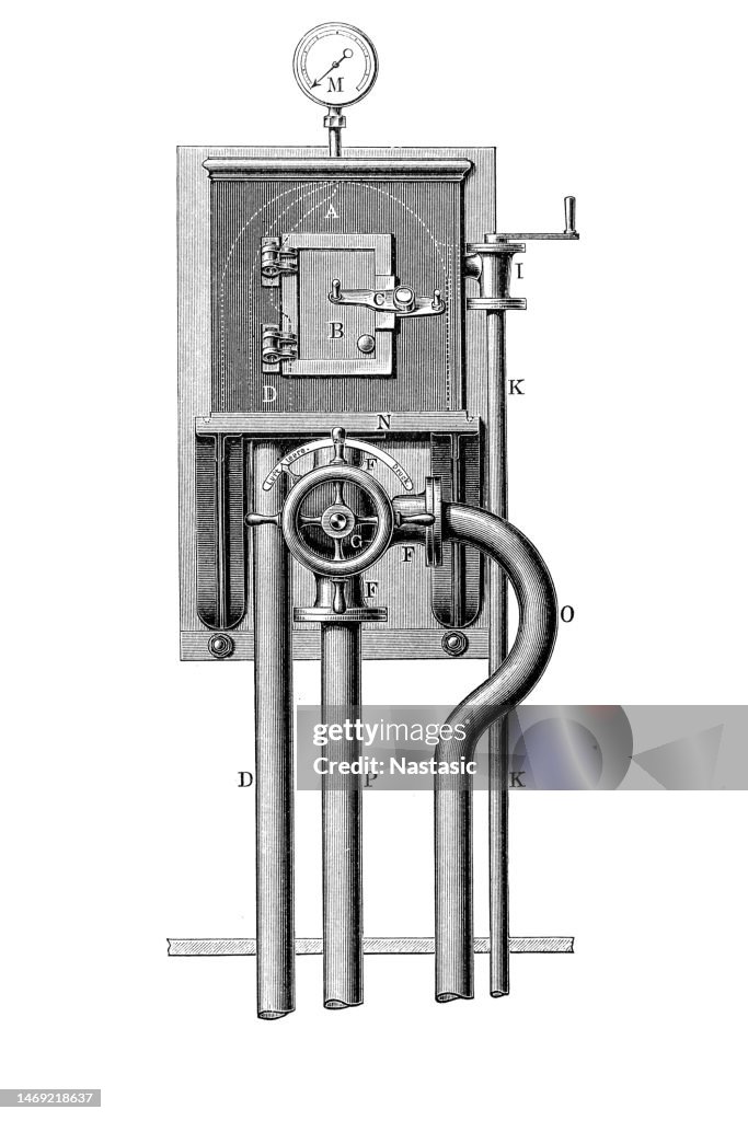 Pneumatic post was a method of despatching letters using pneumatic tubes