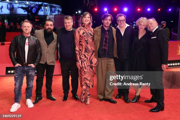 Kasem Hoxha, Sahin Eryilmaz, Christoph Hochhäusler, Thea Ehre, Timocin Ziegler, Ronald Kukulies, Rosa Enskat and Gottfried Breitfuß attend the "Bis...