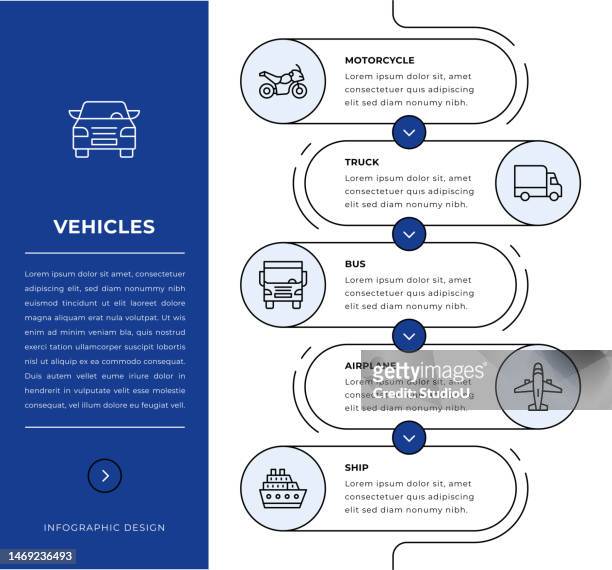 fahrzeuge infografik design - cars on motor way stock-grafiken, -clipart, -cartoons und -symbole
