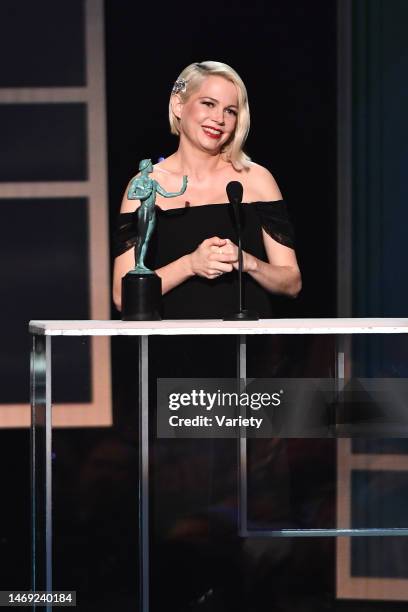 Michelle Williams - Outstanding Performance by a Female Actor in a Television Movie or Miniseries - Fosse/Verdon