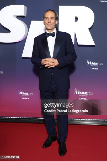 Alexandre Desplat arrives at the 48th Cesar Film Awards at L'Olympia on February 24, 2023 in Paris, France.