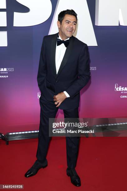 Jamel Debbouze arrives at the 48th Cesar Film Awards at L'Olympia on February 24, 2023 in Paris, France.