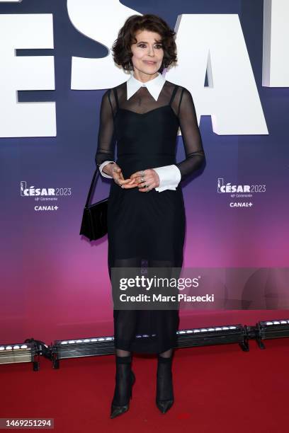 Fanny Ardant arrives at the 48th Cesar Film Awards at L'Olympia on February 24, 2023 in Paris, France.