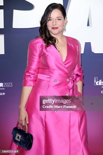 Laure Calamy arrives at the 48th Cesar Film Awards at L'Olympia on February 24, 2023 in Paris, France.