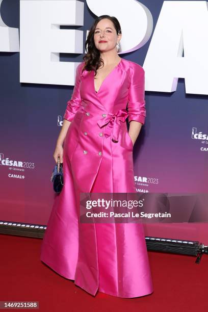 Laure Calamy arrives at the 48th Cesar Film Awards at L'Olympia on February 24, 2023 in Paris, France.