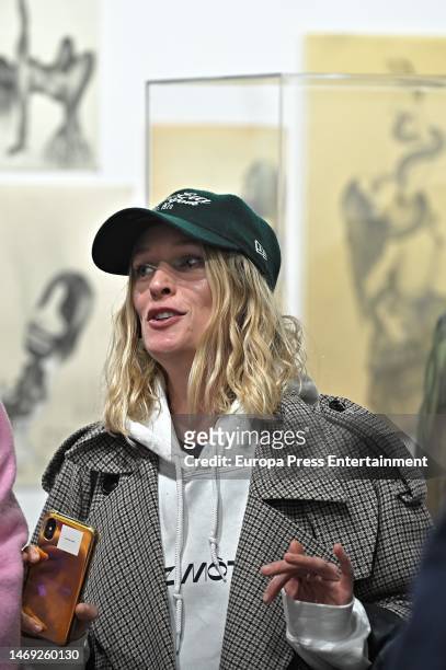 Ella Jazz during her visit to ARCO, on February 24 in Madrid, Spain.