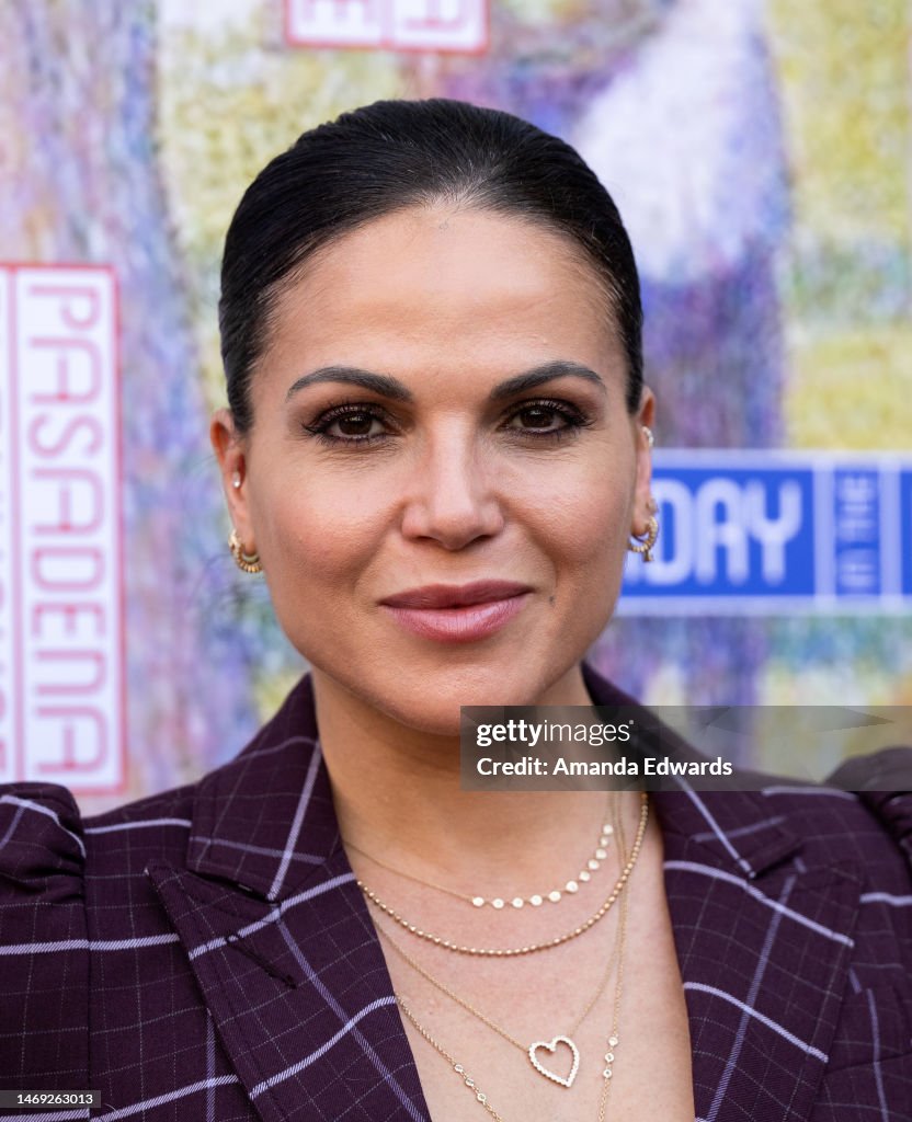 Actress Lana Parrilla attends Opening Night for "Sunday In The Park