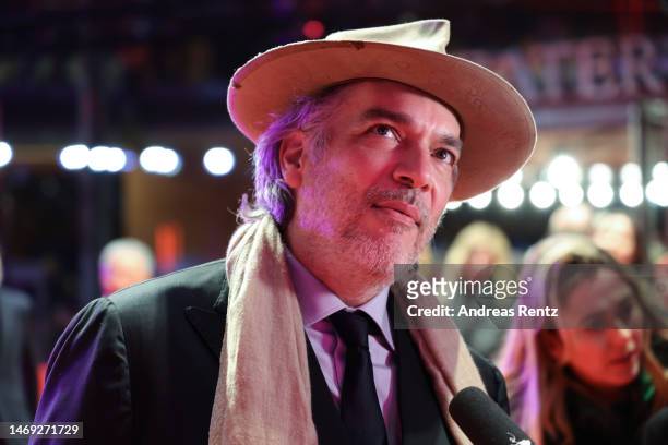 Andrea Di Stefano attends the "L'ultima notte di Amore" premiere during the 73rd Berlinale International Film Festival Berlin at Berlinale Palast on...