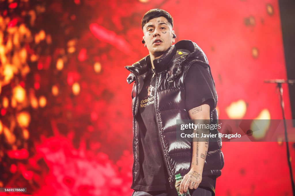 Duki performs at WiZink Center on February 24, 2023 in Madrid, Spain. News Photo Getty Images Duki performs at WiZink Center on February 24, 2023 in Madrid, Spain. News Photo Getty Images