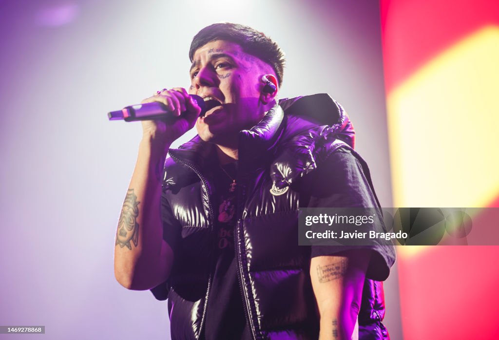 Duki performs at WiZink Center on February 24, 2023 in Madrid, Spain. News Photo Getty Images Duki performs at WiZink Center on February 24, 2023 in Madrid, Spain. News Photo Getty Images