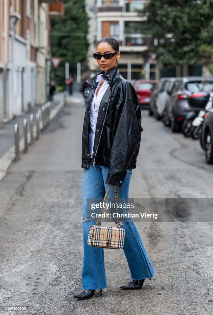 Street Style - Day 4 - Milan Fashion Week Womenswear Fall/Winter 2023/2024