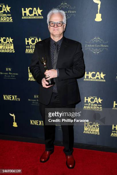 Claudio Miranda attends the Hollywood Critics Association's 2023 HCA Film Awards at Beverly Wilshire, A Four Seasons Hotel on February 24, 2023 in...