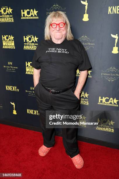 Bruce Vilanch attends the Hollywood Critics Association's 2023 HCA Film Awards at Beverly Wilshire, A Four Seasons Hotel on February 24, 2023 in...